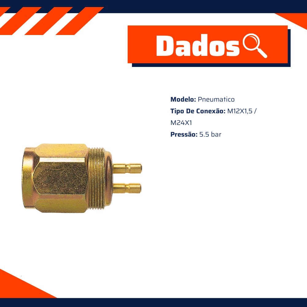 Interruptor Ar de Freio - 5.5 bar - 3-RHO - 5533