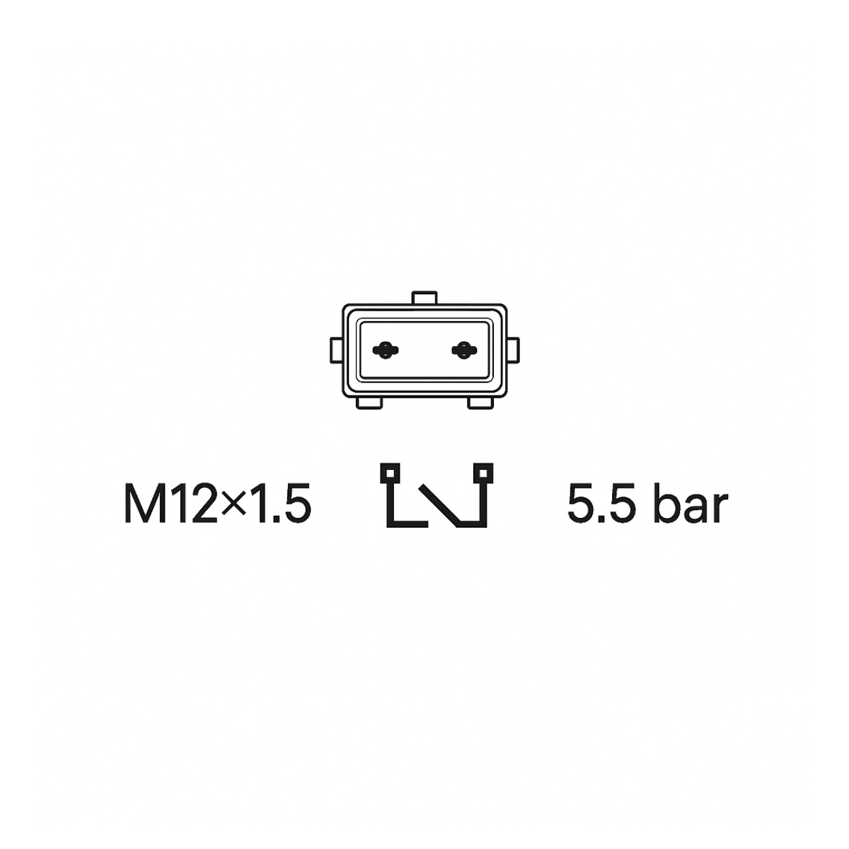 Interruptor Ar de Freio - 5.5 bar - 3-RHO - 5591
