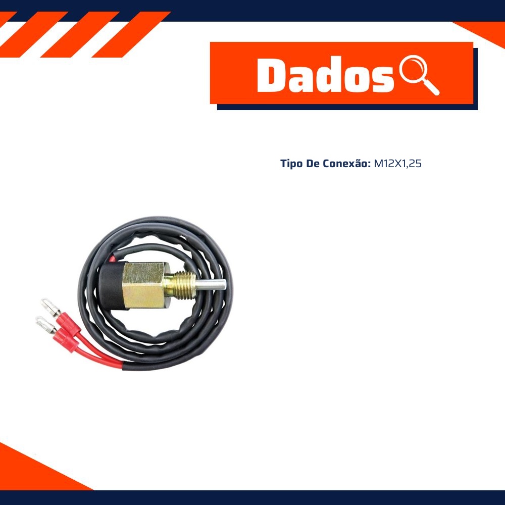Interruptor da Luz da Ré M12 X 1.25 para Mitsubishi L200 - 3-RHO - 4446