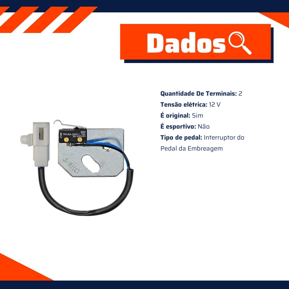 Interruptor de Embreagem - 3-RHO - 449