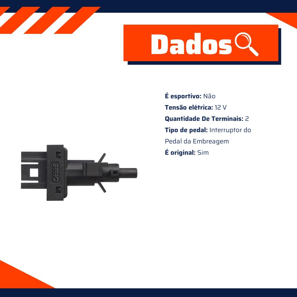 Interruptor de Embreagem - 3-RHO - 452