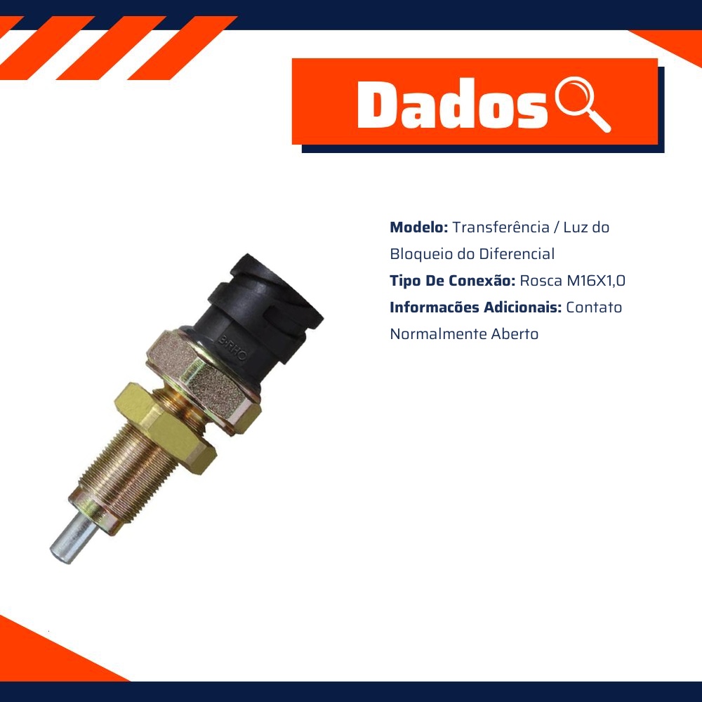Interruptor de Transferência - M16 x 1 - 3-RHO - 6648