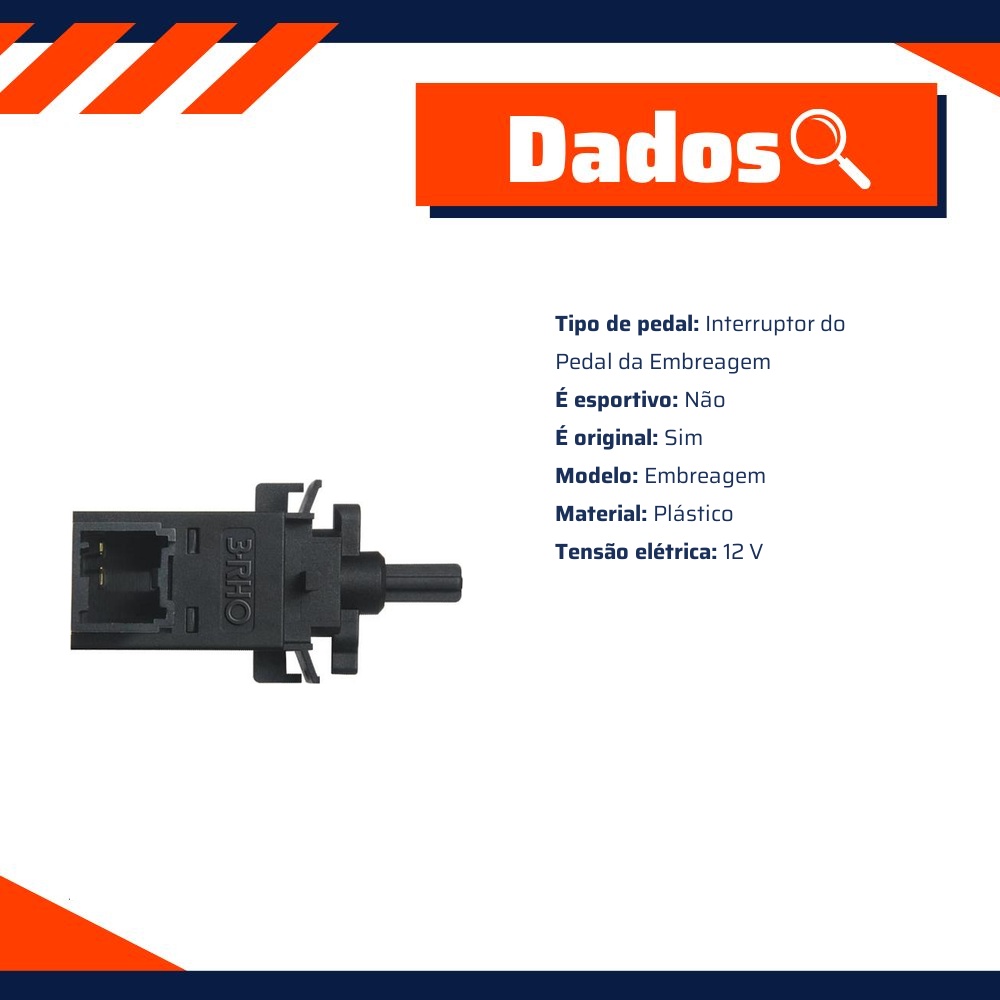 Interruptor do Pedal da Embreagem - 3-RHO - 430