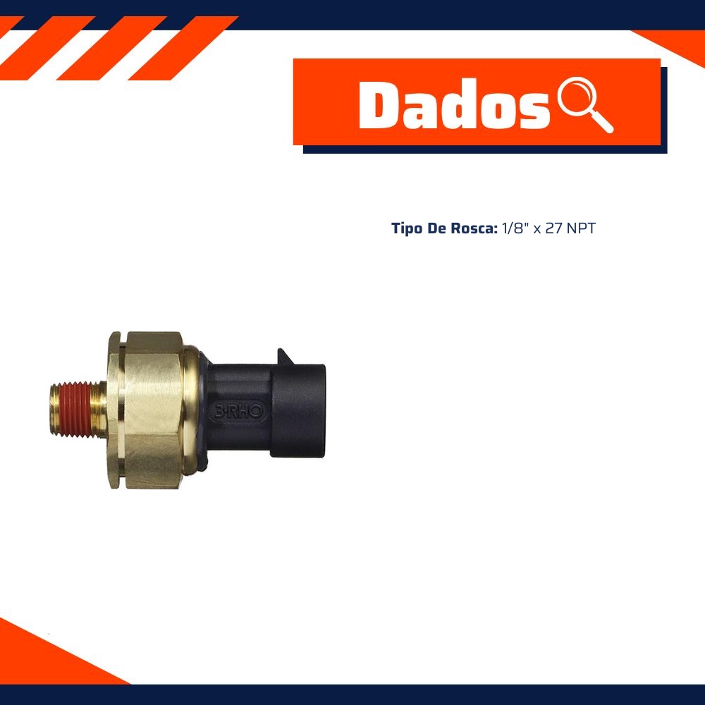 Sensor Eletrônico de Pressão do Óleo - 1/8" x 27 NPT - 3-RHO - 7778