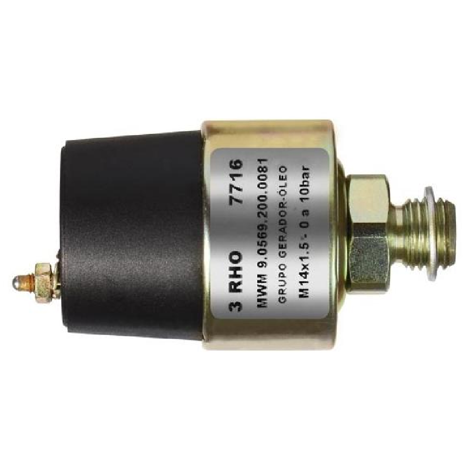 Sensor Mecânico de Pressão - 0 a 10 Bar - 3-RHO - 7716