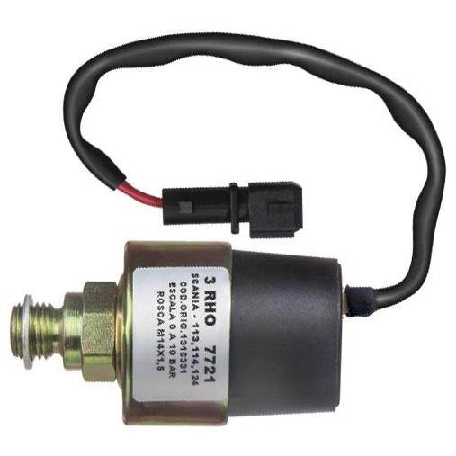 Sensor Mecânico de Pressão - 0 a 10 Bar - 3-RHO - 7721