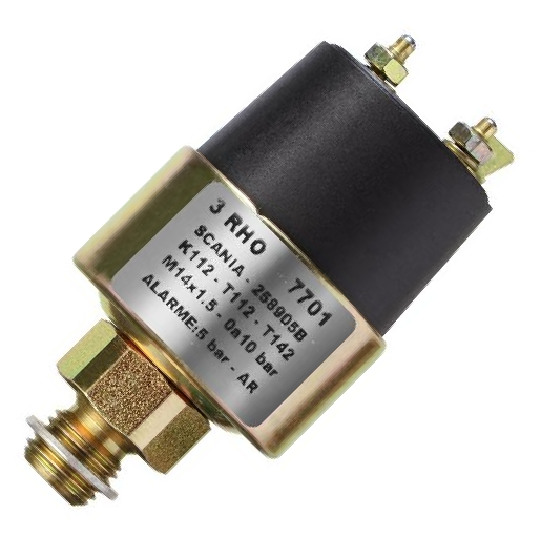 Sensor Mecânico de Pressão de Ar - 0 a 10 Bar - 3-RHO - 7701