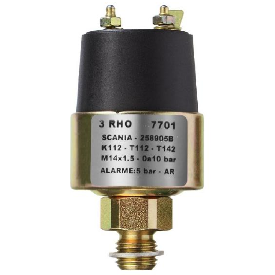Sensor Mecânico de Pressão de Ar - 0 a 10 Bar - 3-RHO - 7701