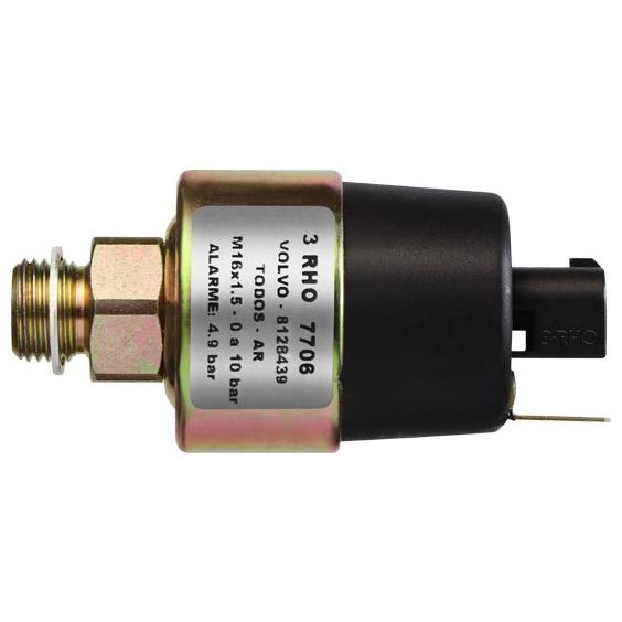 Sensor Mecânico de Pressão de Ar 0 a 4,9 a 10 Bar para Volvo N10 300 - 3-RHO - 7706