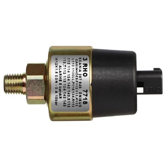 Sensor Mecânico de Pressão de Ar - 0 a 10 Bar - 3-RHO - 7718