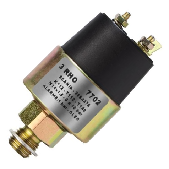 Sensor Mecânico de Pressão do Óleo - 0 a 10 Bar - 3-RHO - 7702