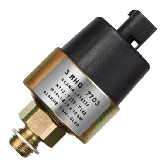 Sensor Mecânico de Pressão do Óleo - 0 a 10 Bar - 3-RHO - 7703