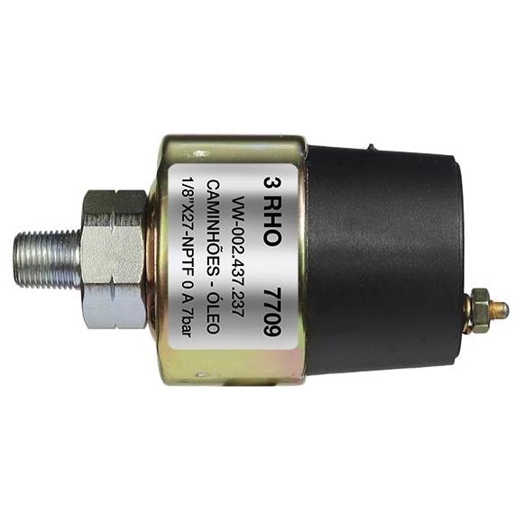 Sensor Mecânico de Pressão do Óleo - 0 a 7 Bar - 3-RHO - 7709