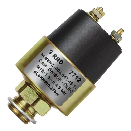 Sensor Mecânico de Pressão do Óleo - 0 a 5 Bar - 3-RHO - 7712