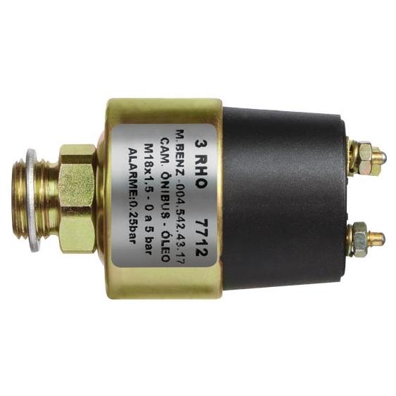Sensor Mecânico de Pressão do Óleo - 0 a 5 Bar - 3-RHO - 7712