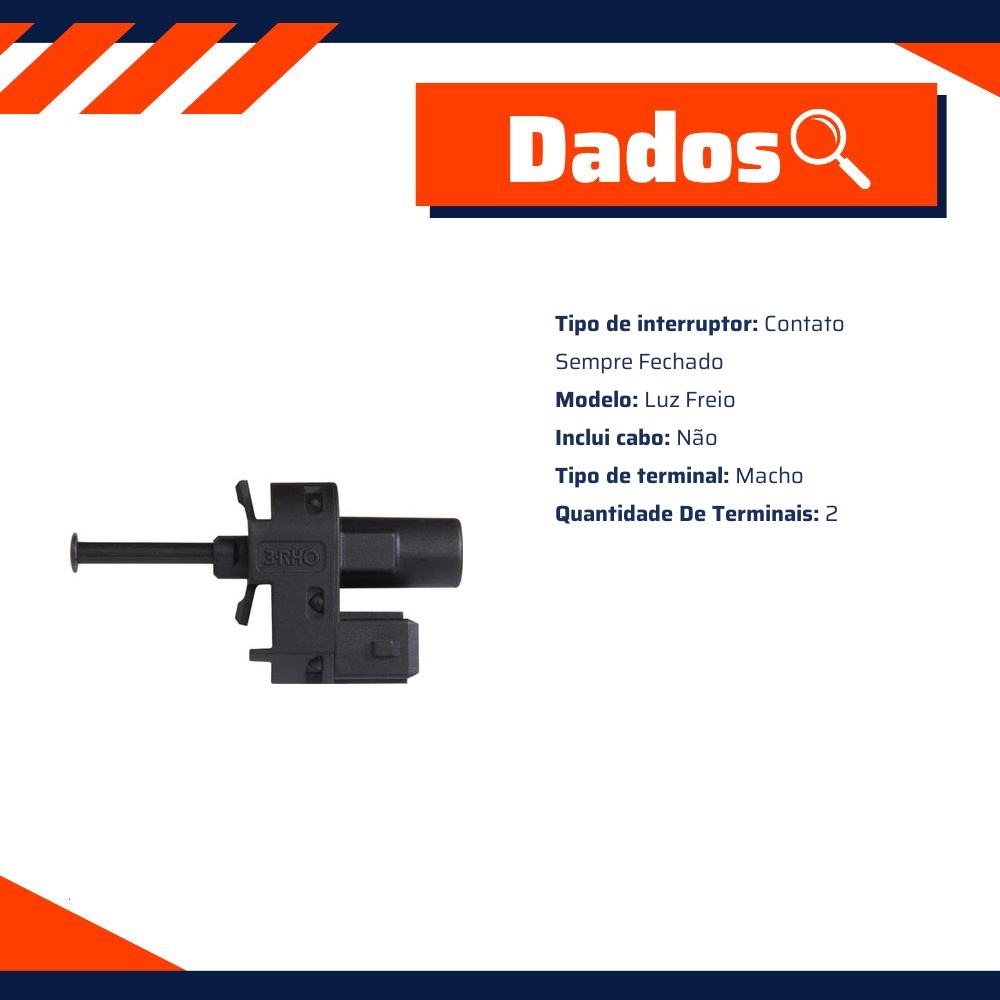 Interruptor de Luz de Freio - 3-RHO - 318