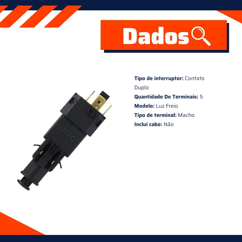 Interruptor de Luz de Freio - 3-RHO - 345