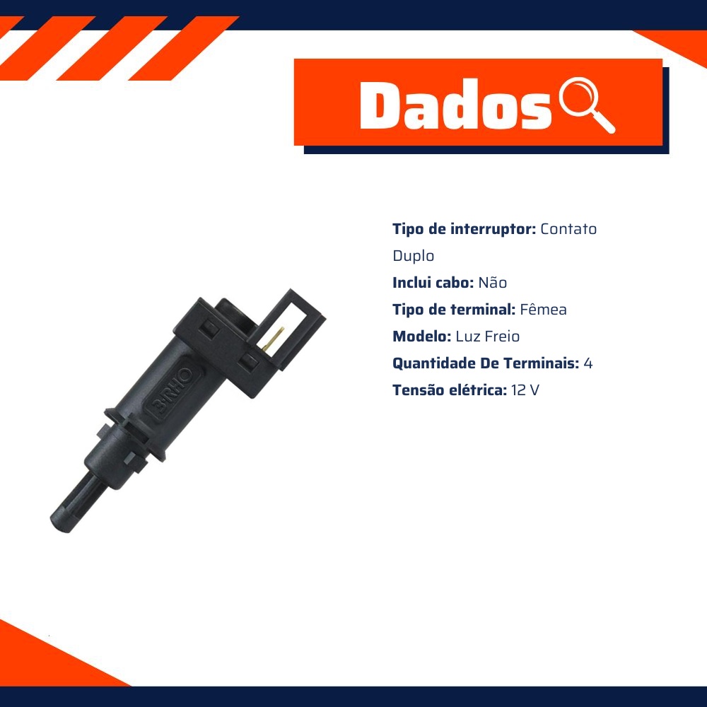 Interruptor de Luz de Freio - 3-RHO - 414