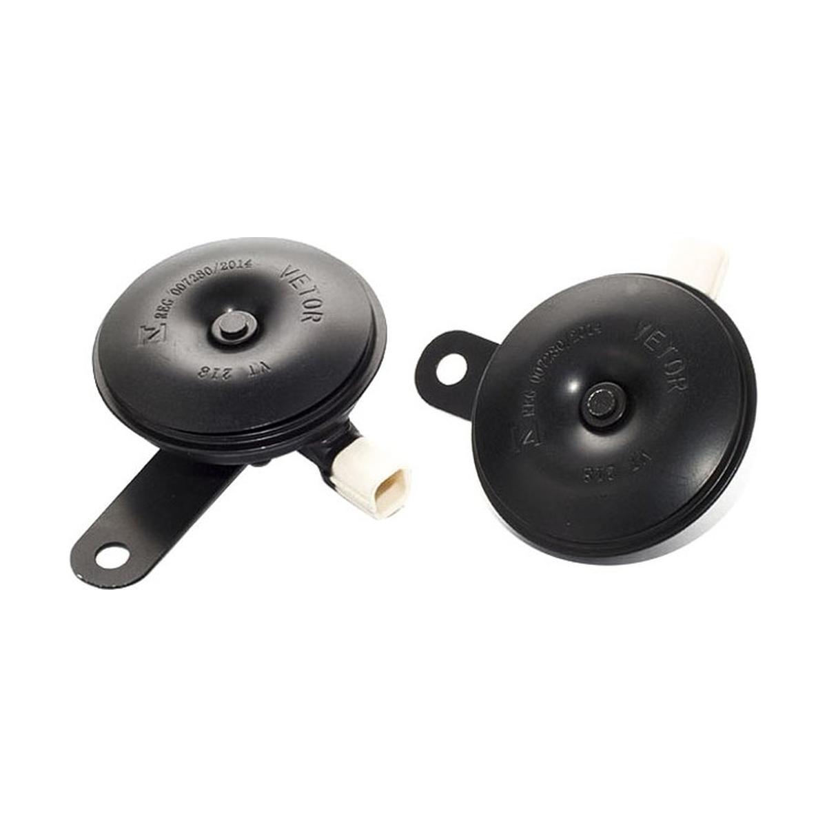 Buzina 12V 75mm com Conector - Vetor - Vt218