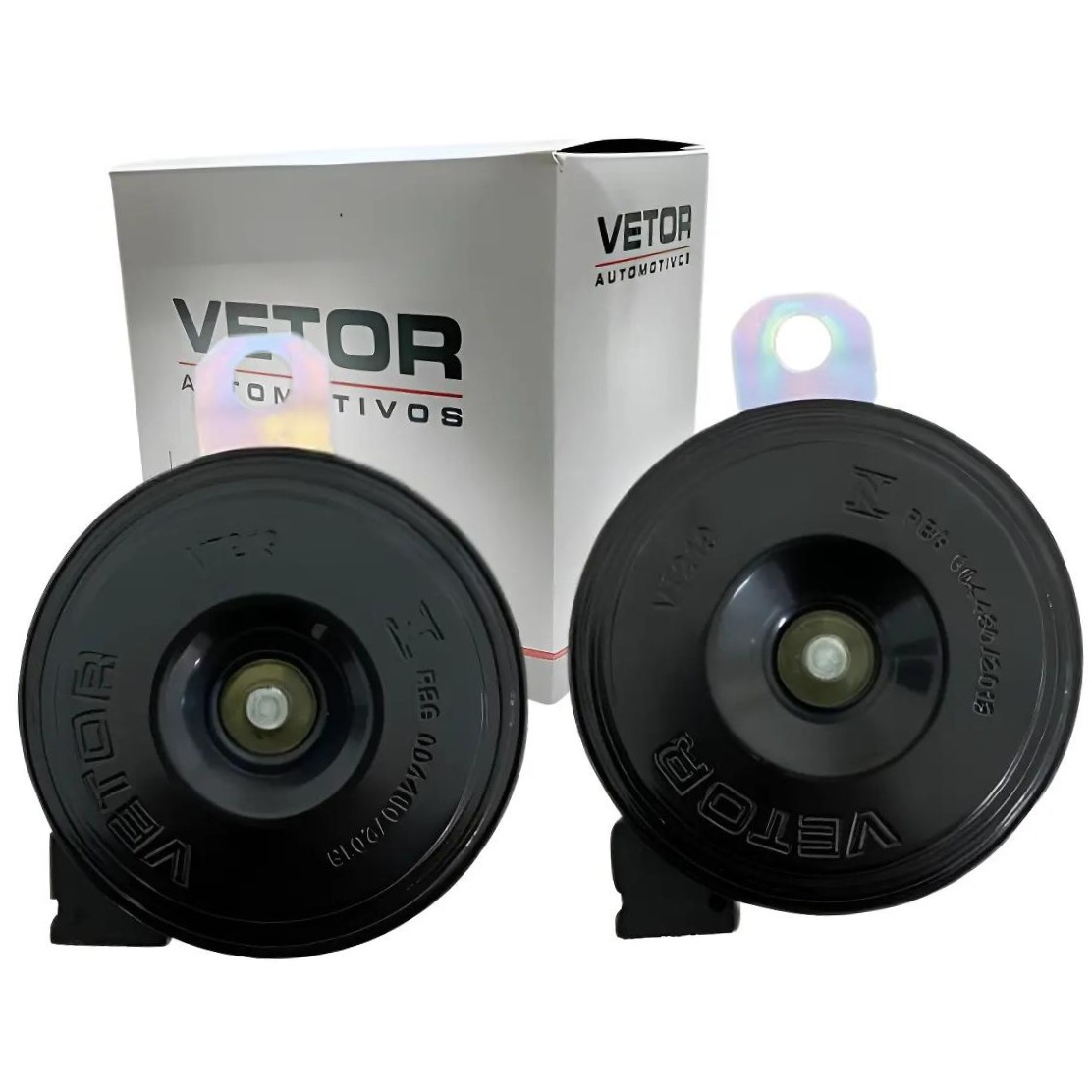 Buzina 12V 75mm com Conector para Toyota Hilux - Vetor - Vt219
