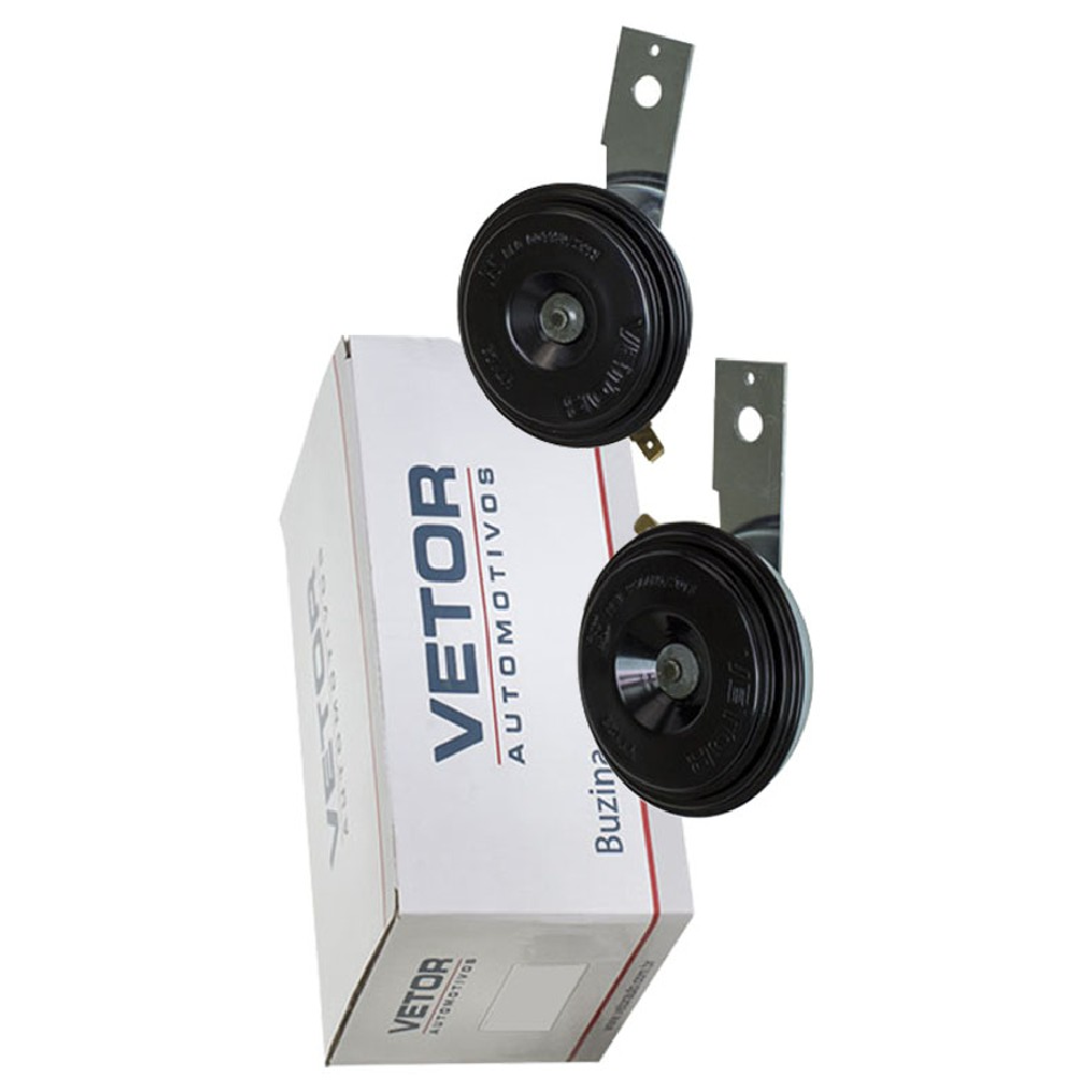 Buzina Bibi 12V para Mitsubishi Outlander - Vetor - Vt123