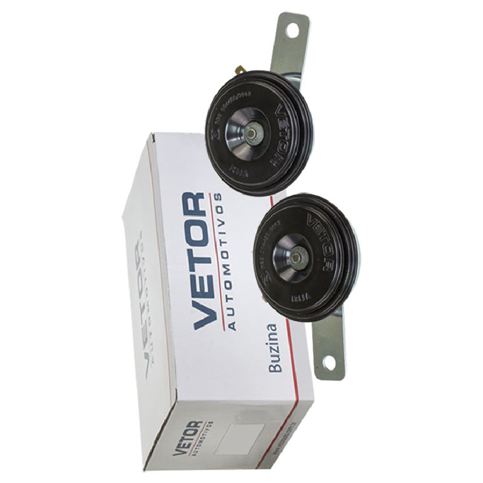 Buzina Bibi 12V para Mitsubishi L200 - Vetor - Vt121