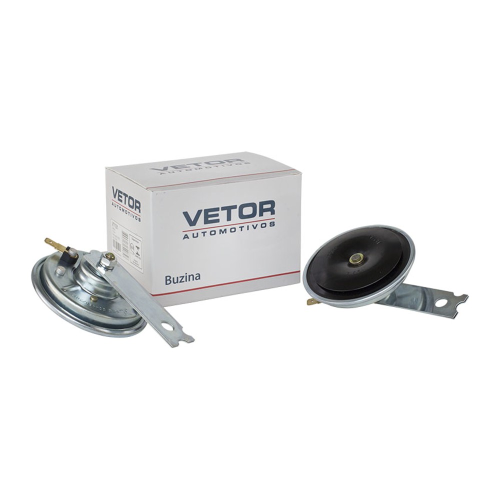 Buzina Bibi 12V para Mitsubishi Pajero Sport - Vetor - Vt131