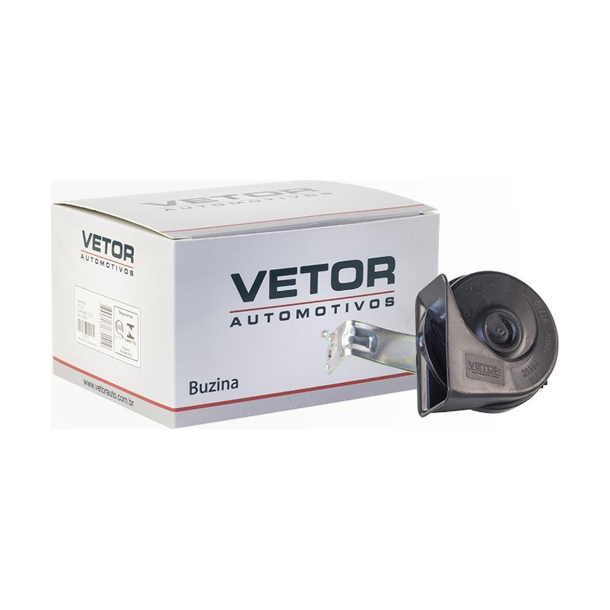 Buzina Caracol 12V para Chevrolet Sonic - Vetor - Vt230
