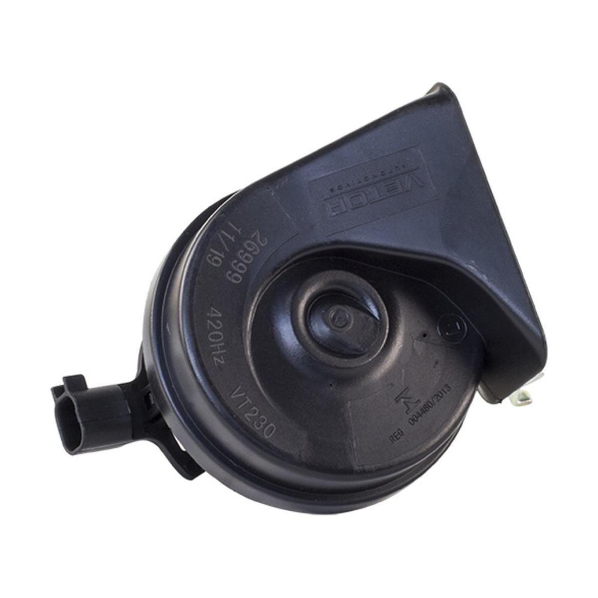 Buzina Caracol 12V para Chevrolet Sonic - Vetor - Vt230