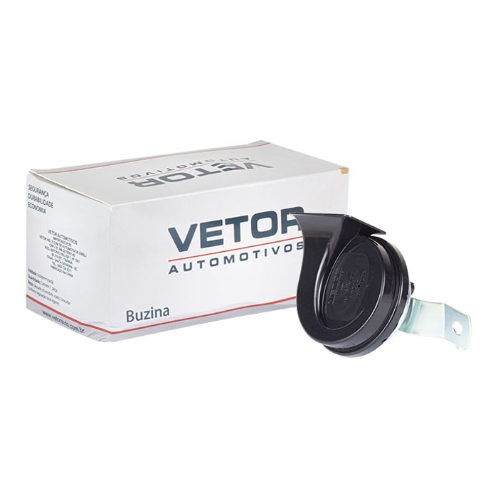 Buzina Caracol 12V para Chery Tiggo e Mitsubishi Eclipse - Vetor - Vt222
