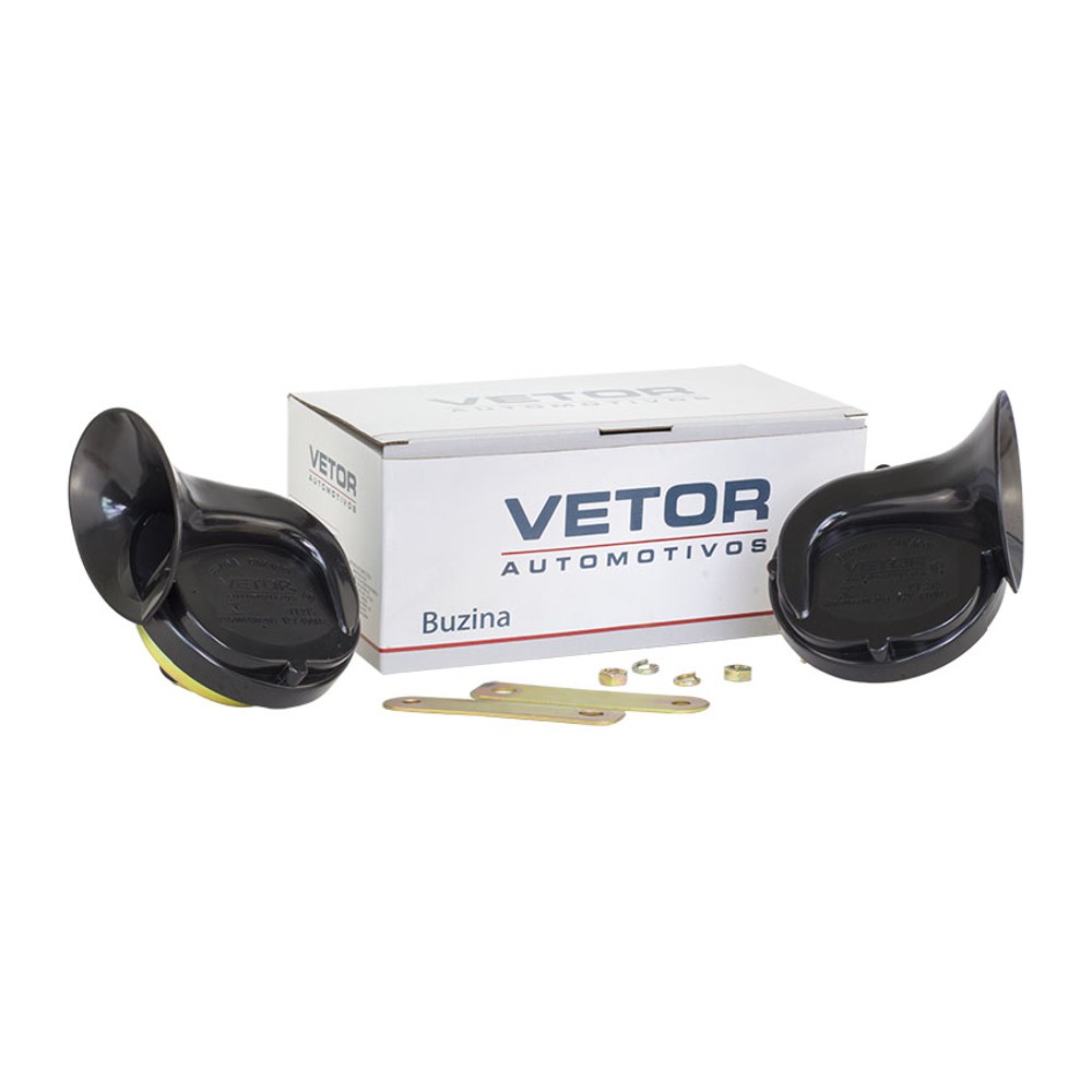 Buzina Caracol 12V - Vetor - Vt215