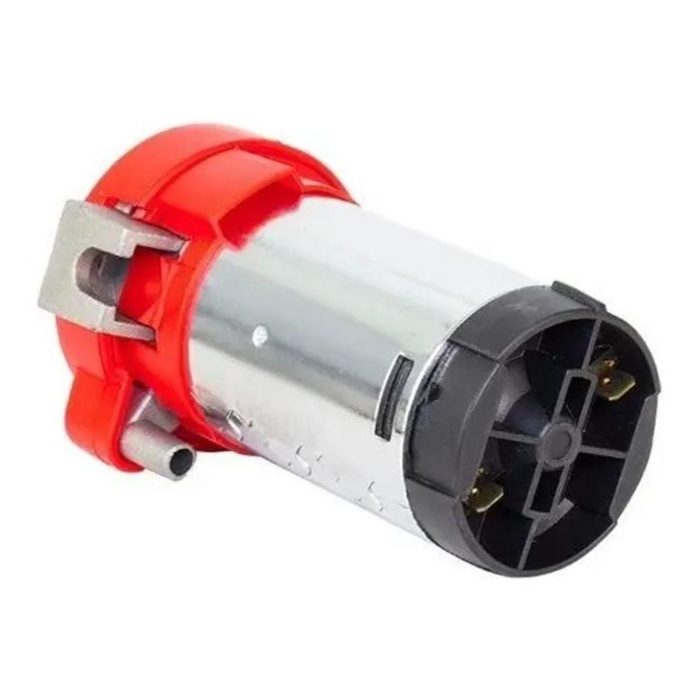Buzina 2 Cornetas Cromada 12V - Vetor - Vt053