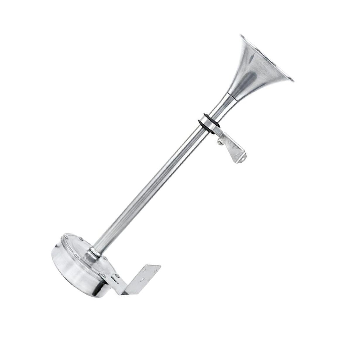Buzina 1 Corneta Inox 12V - Vetor - Vt057