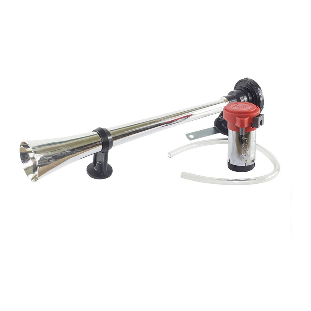 Buzina Grande para Carro Cromada 12V - Vetor - Vt301C
