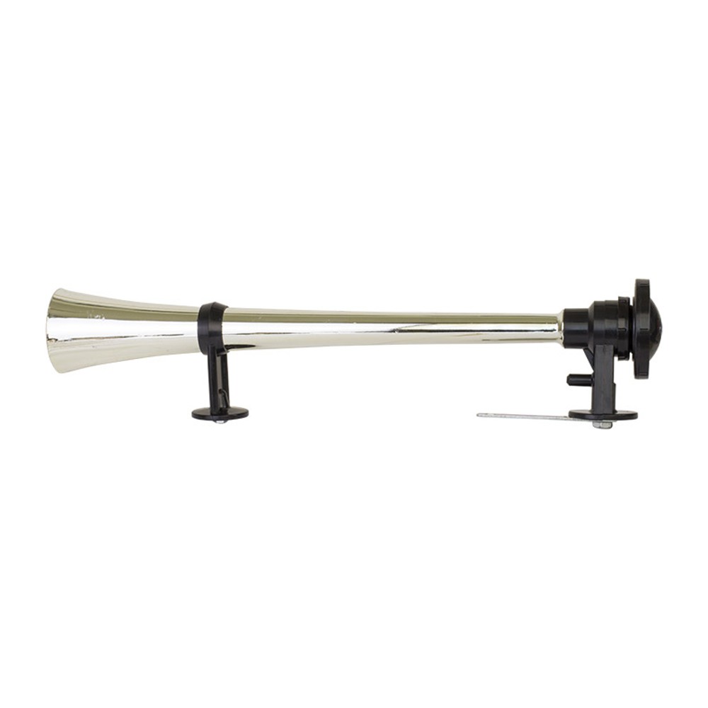 Buzina Grande para Carro Cromada 12V - Vetor - Vt301Cbl