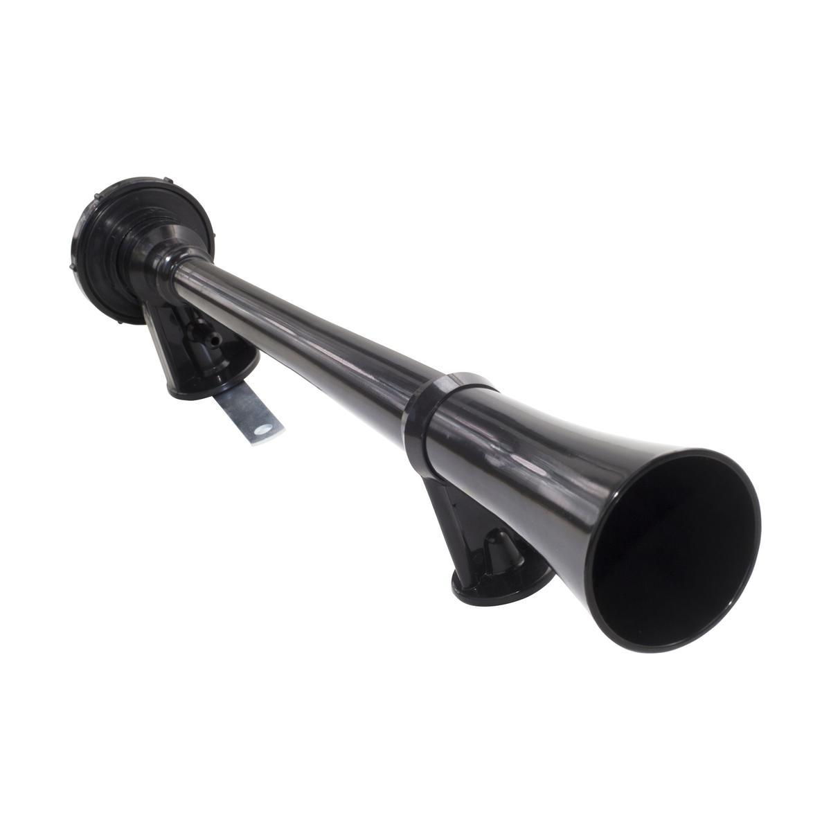 Buzina Grande para Carro Preta 12V - Vetor - Vt301P