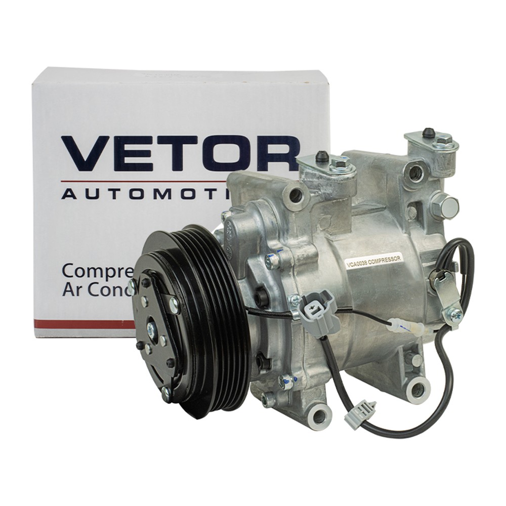Compressor do Ar Condicionado para Honda City e FIT - Vetor - Vca0038