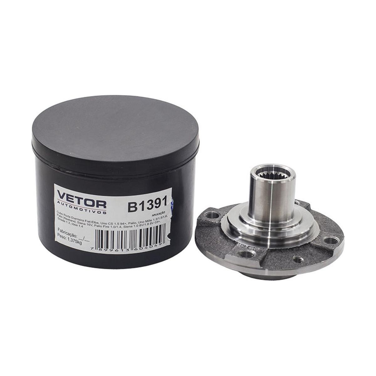 Cubo de Roda Dianteiro 22 Dentes para Fiat Elba - Vetor - B1391