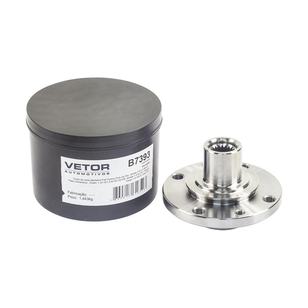 Cubo de Roda Dianteiro 22 Dentes - Vetor - B7393
