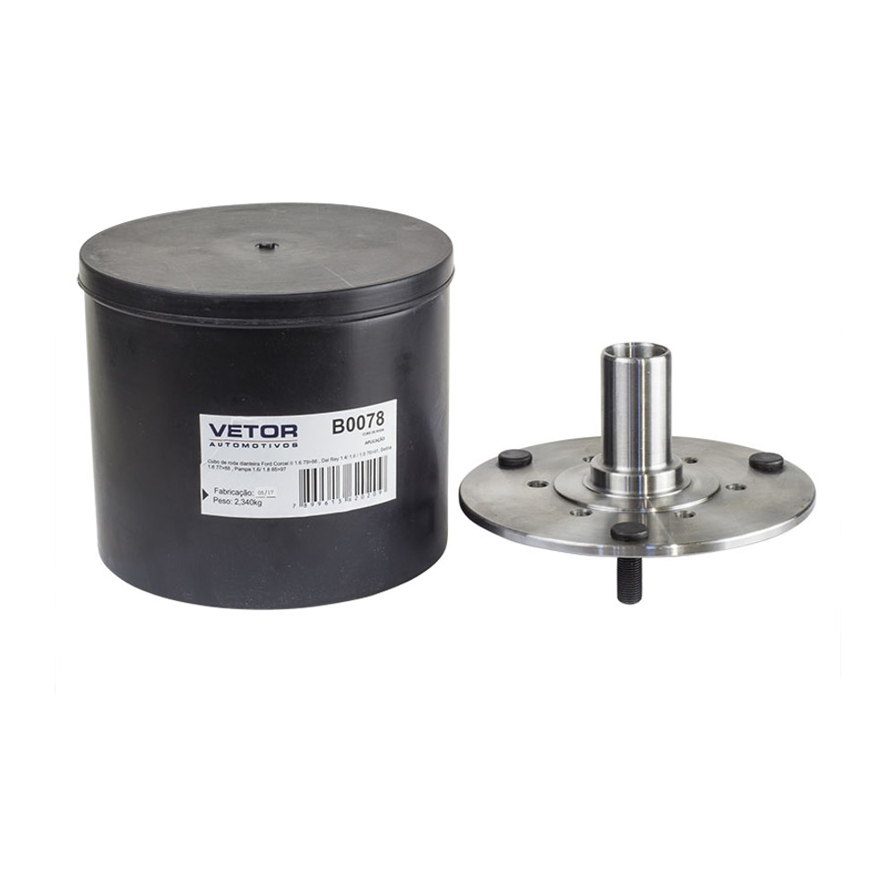 Cubo de Roda Dianteiro 24 Dentes para Ford Pampa - Vetor - B0078