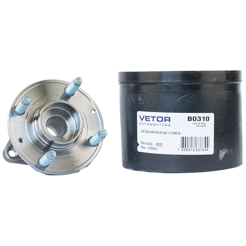 Cubo de Roda Dianteiro para Chevrolet Onix - Vetor - B0310