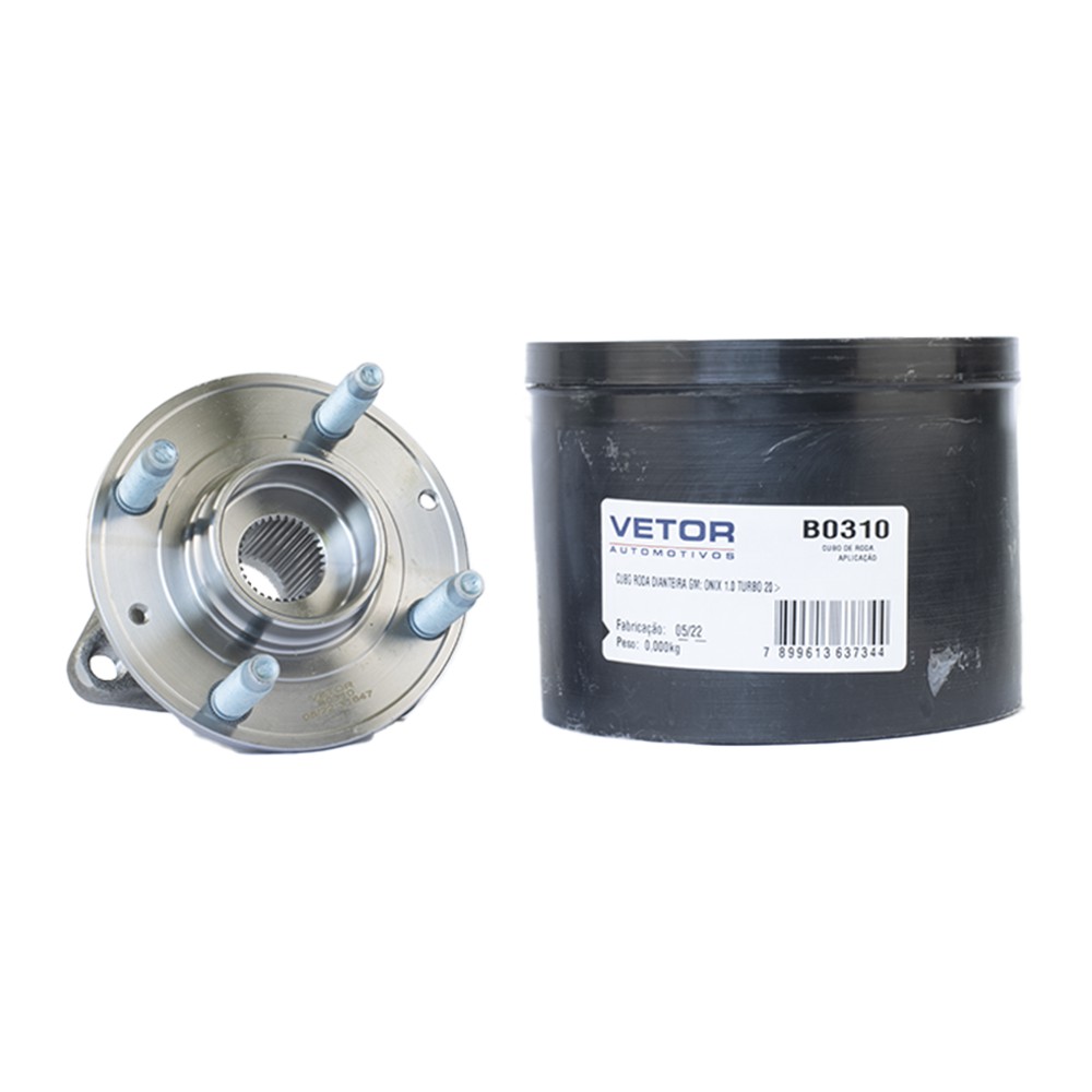 Cubo de Roda Dianteiro para Chevrolet Onix - Vetor - B0310