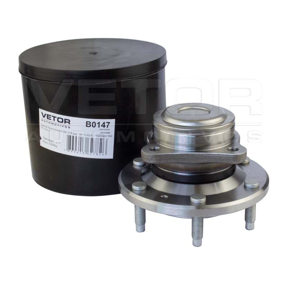 Cubo de Roda Dianteiro para Chevrolet S10 - Vetor - B0147