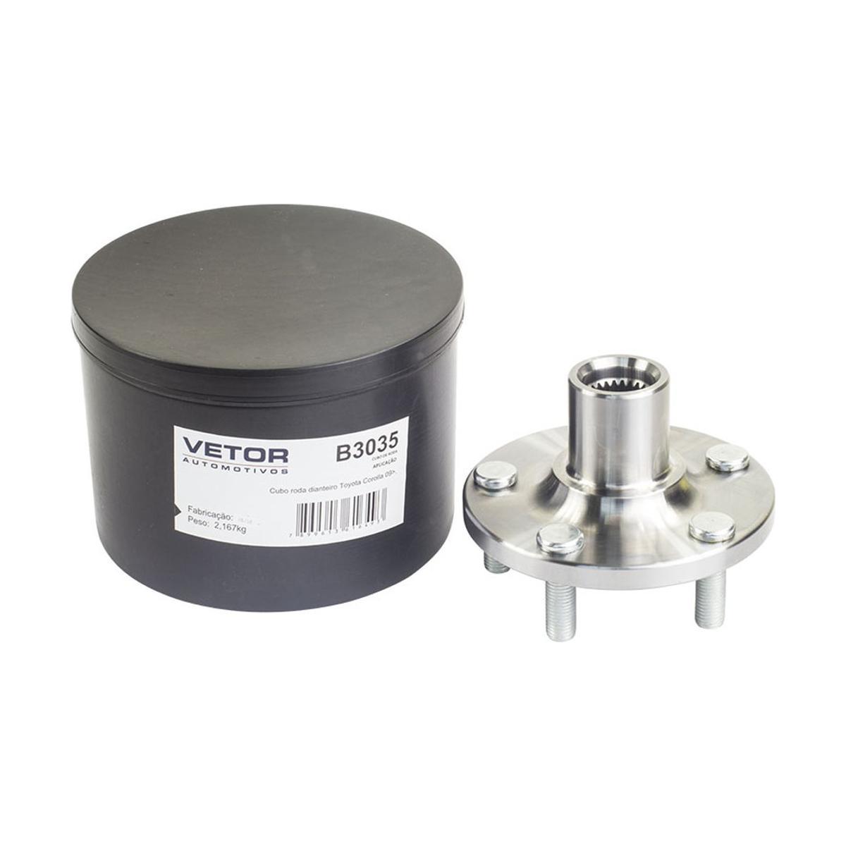 Cubo de Roda Dianteiro 26 Dentes para Toyota Corolla - Vetor - B3035