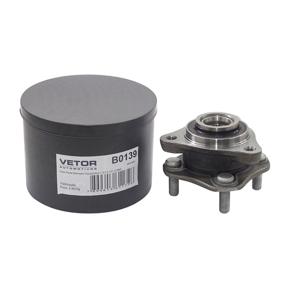 Cubo de Roda Dianteiro para Toyota Etios - Vetor - B0139