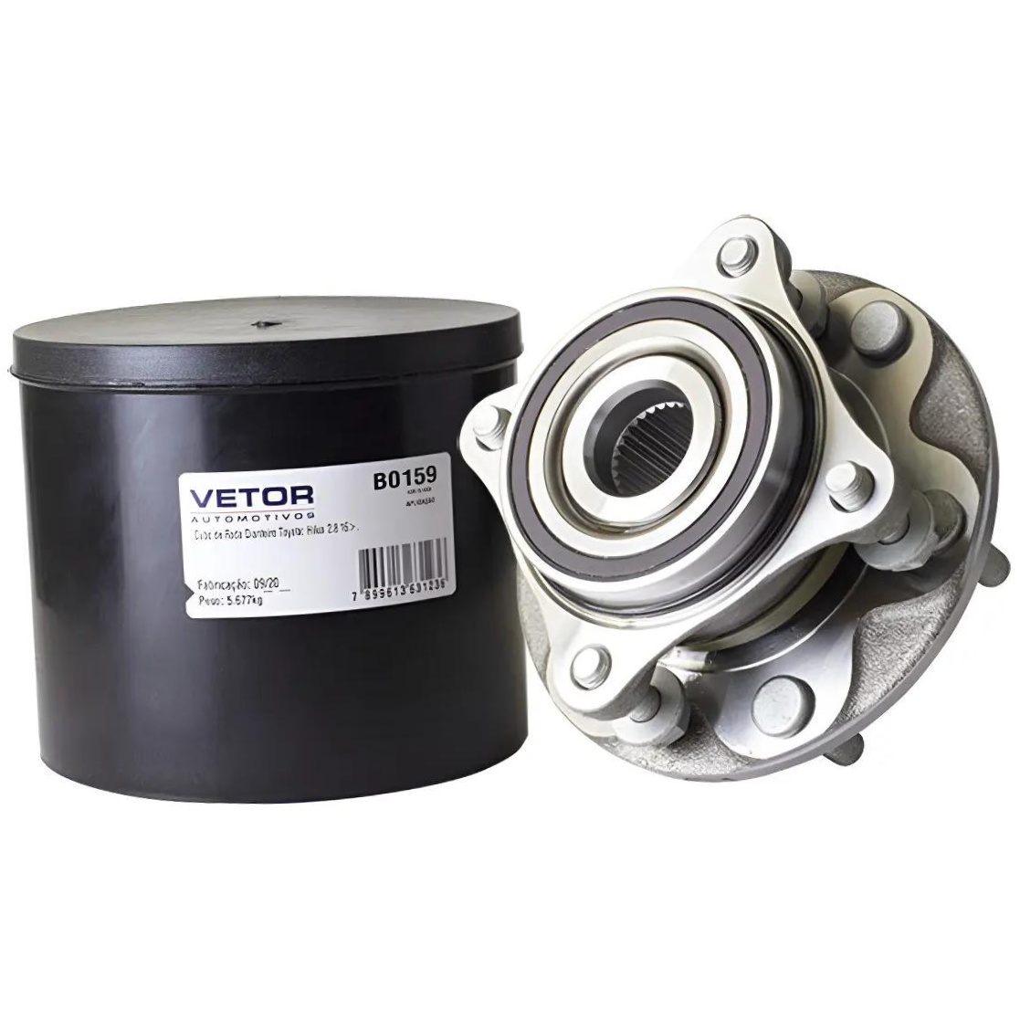Cubo de Roda Dianteiro 30 Dentes para Toyota Hilux - Vetor - B0159