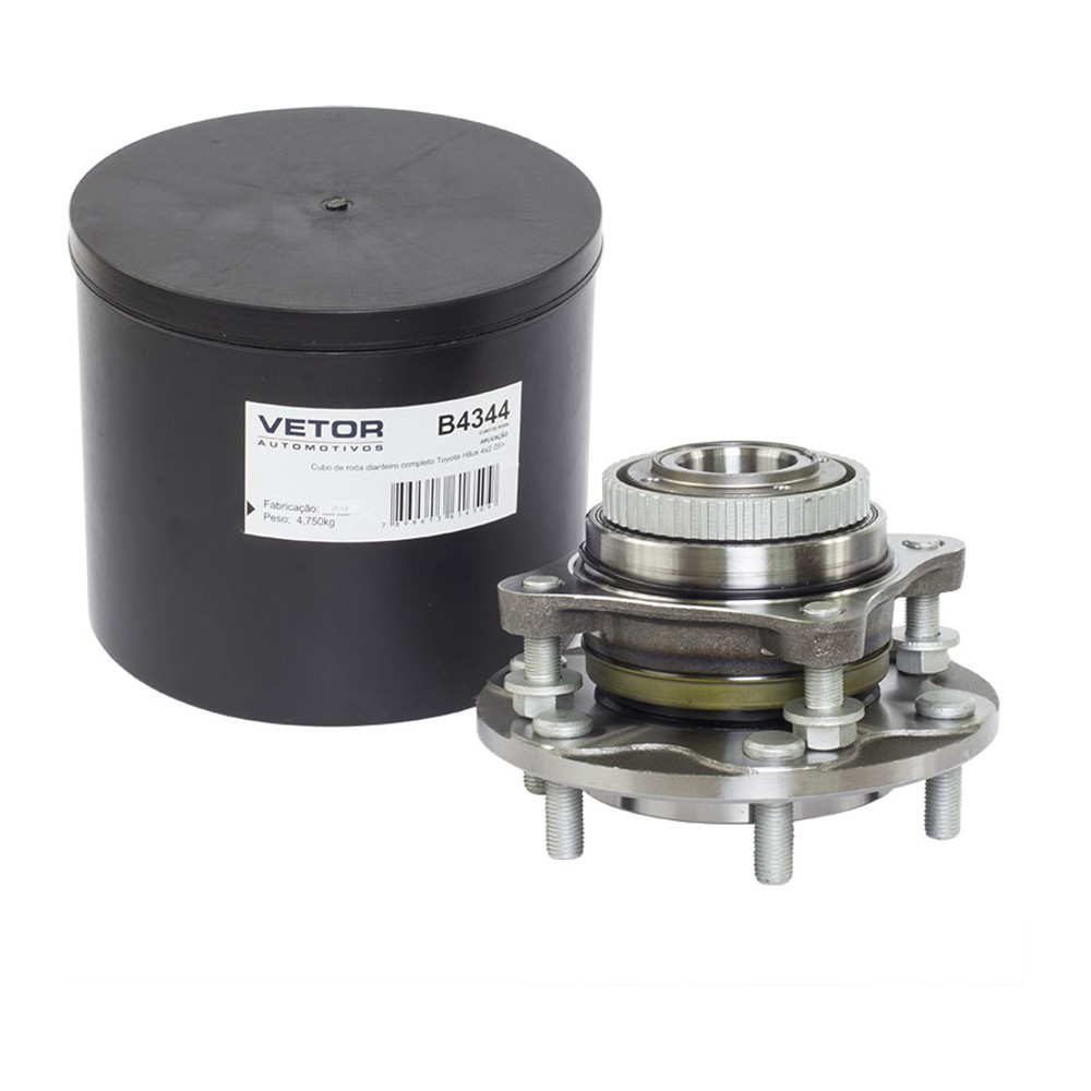Cubo de Roda Dianteiro para Toyota Hilux - Vetor - B4344