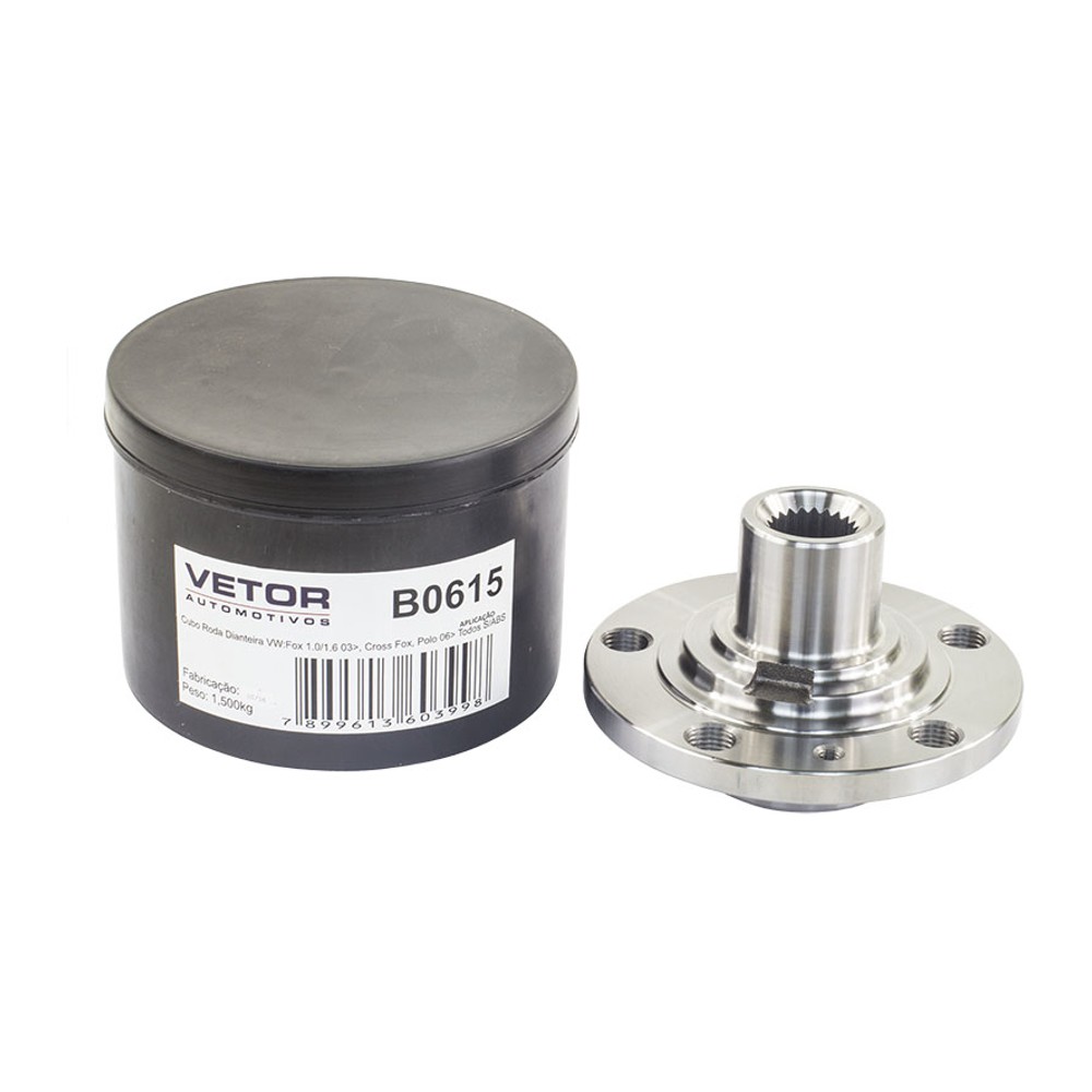 Cubo de Roda Dianteiro para Volkswagen CROSSFOX - Vetor - B0615