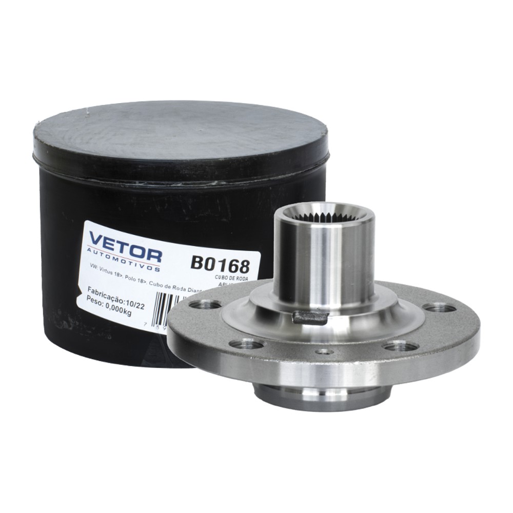 Cubo de Roda Dianteiro para Volkswagen Polo e Virtus - Vetor - B0168