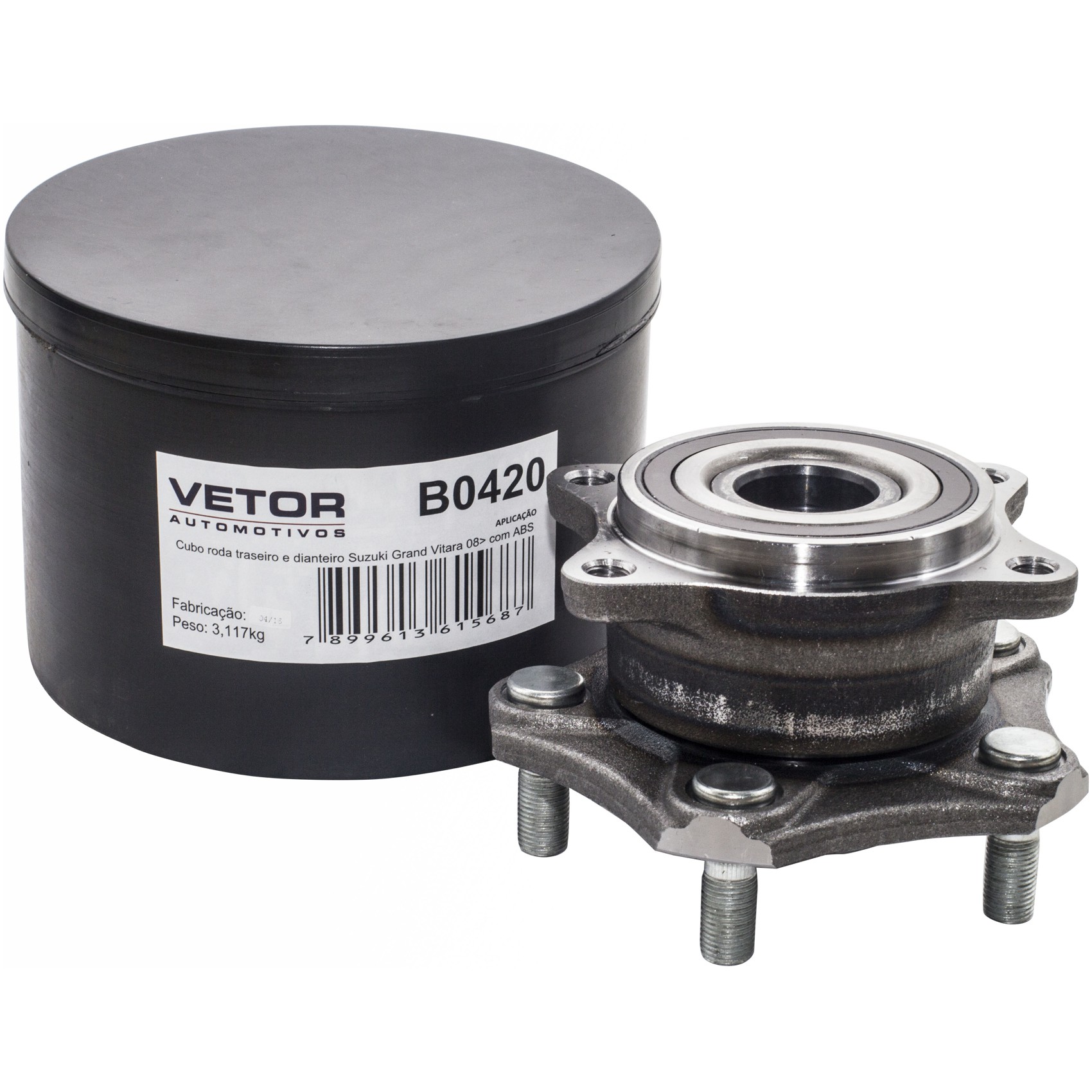 Cubo de Roda Dianteiro ou Traseiro 28 Dentes para Suzuki Grand Vitara - Vetor - B0420